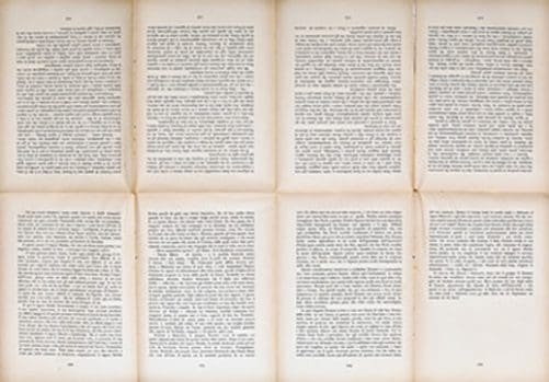 An open Color Copies with several pages of text.