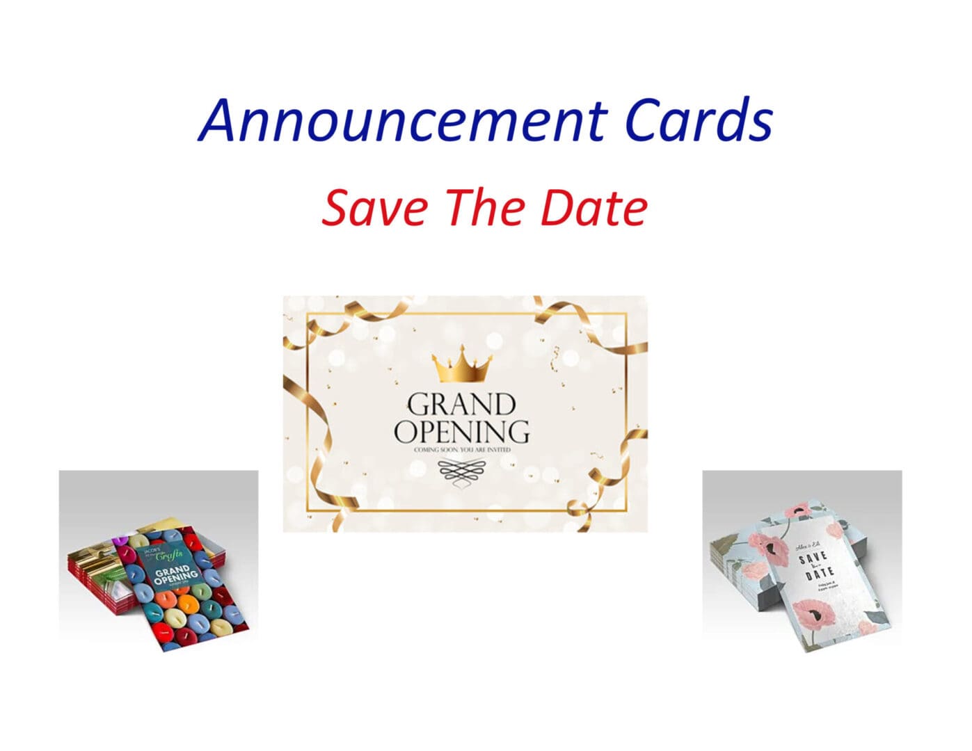 Announcement cards Save the Date save the date.